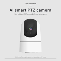 CPVAN 6MP Tuya Smart Wifi Camera Automatic Tracking AI Human Detection Surveillance Wireless IP Camera Security Protection