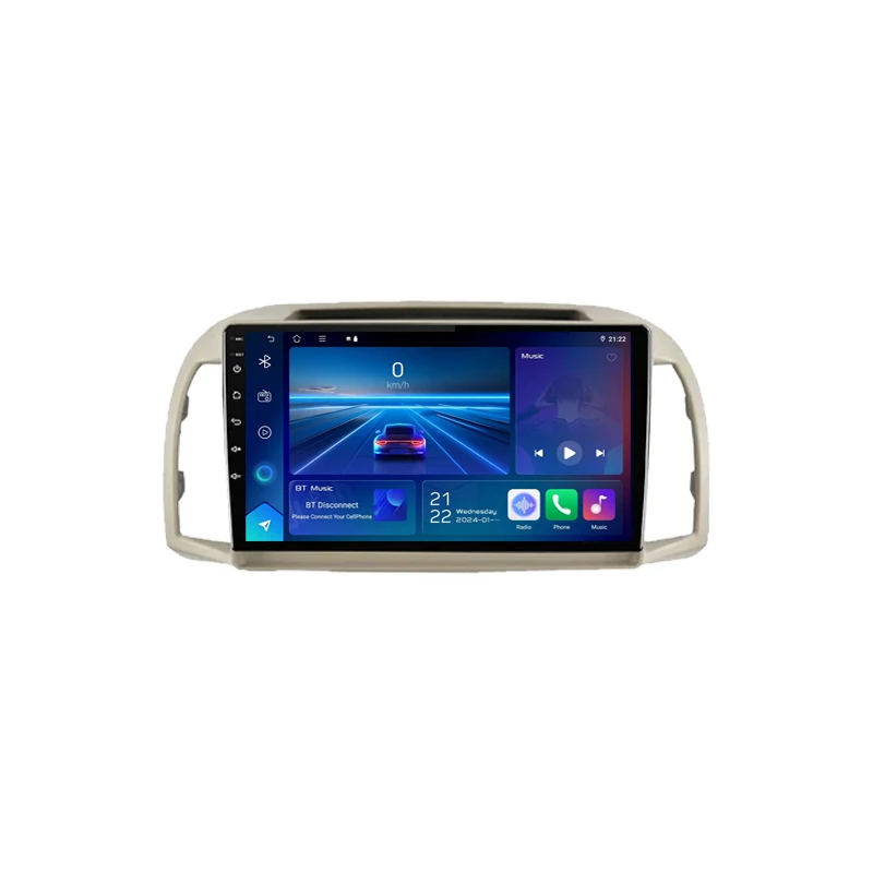 Android Auto Radio Für Nissan März Micra K12 2002-2010 Navigation Auto GPS Head Unit Stereo 5G WIFI multimedia Drahtlose Carplay