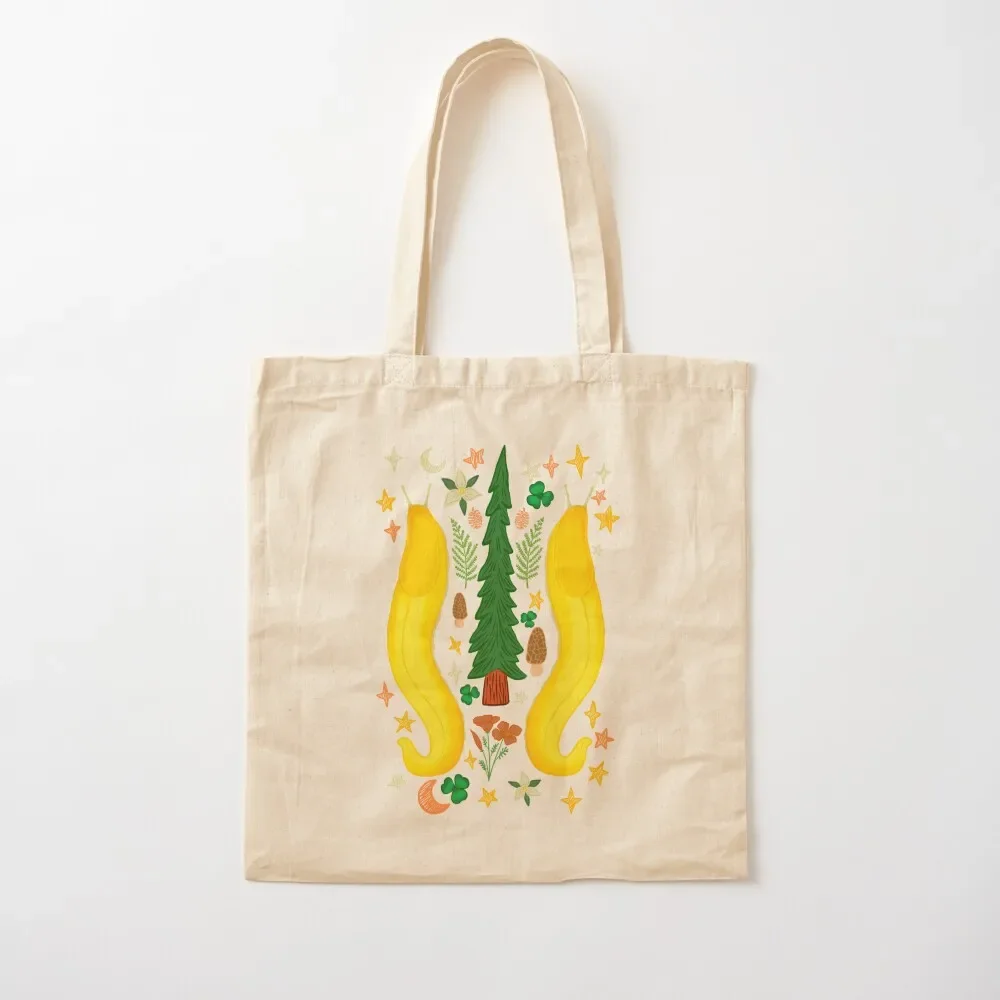 

BANANA SLUG FOLK ART Tote Bag bags woman 2025 hand bag cute pouch bag