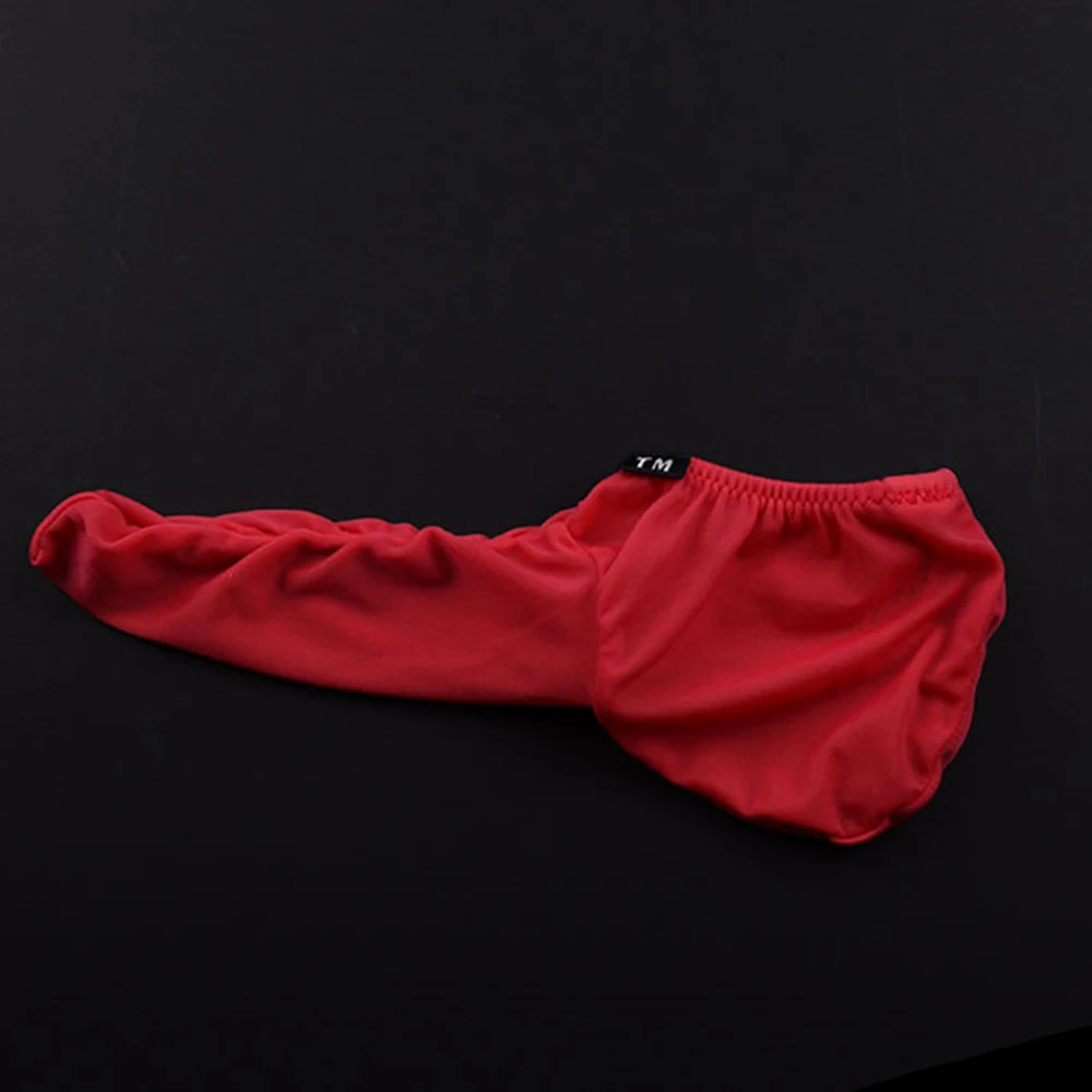 Penis Sheath Cover C-String Mens Lingerie Briefs Pouch JJ Sleeve Breathable Underwear Elastic Male Panties Cock Sheath Socks