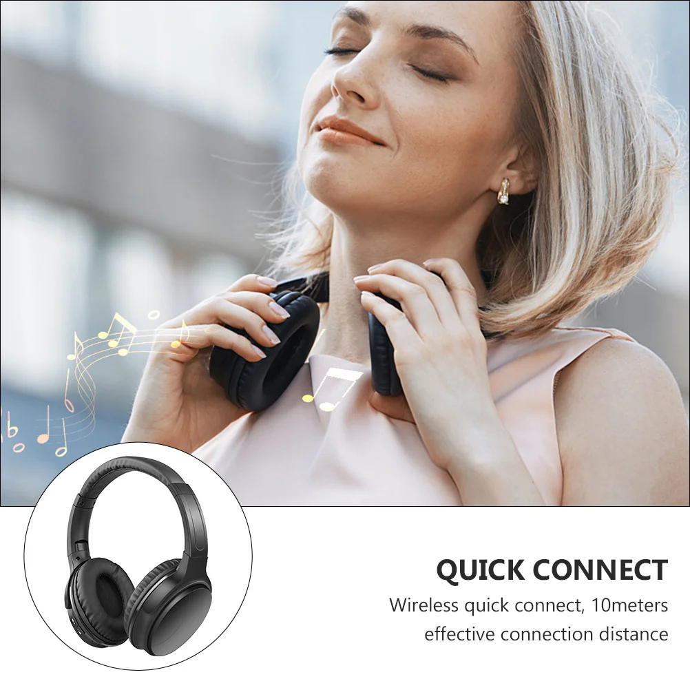 

1pc Wireless Headphones Folding Sports Ear Headset 40Mm Driver 6H Playtime Li 10M Range Comfort Fit Music Headphone