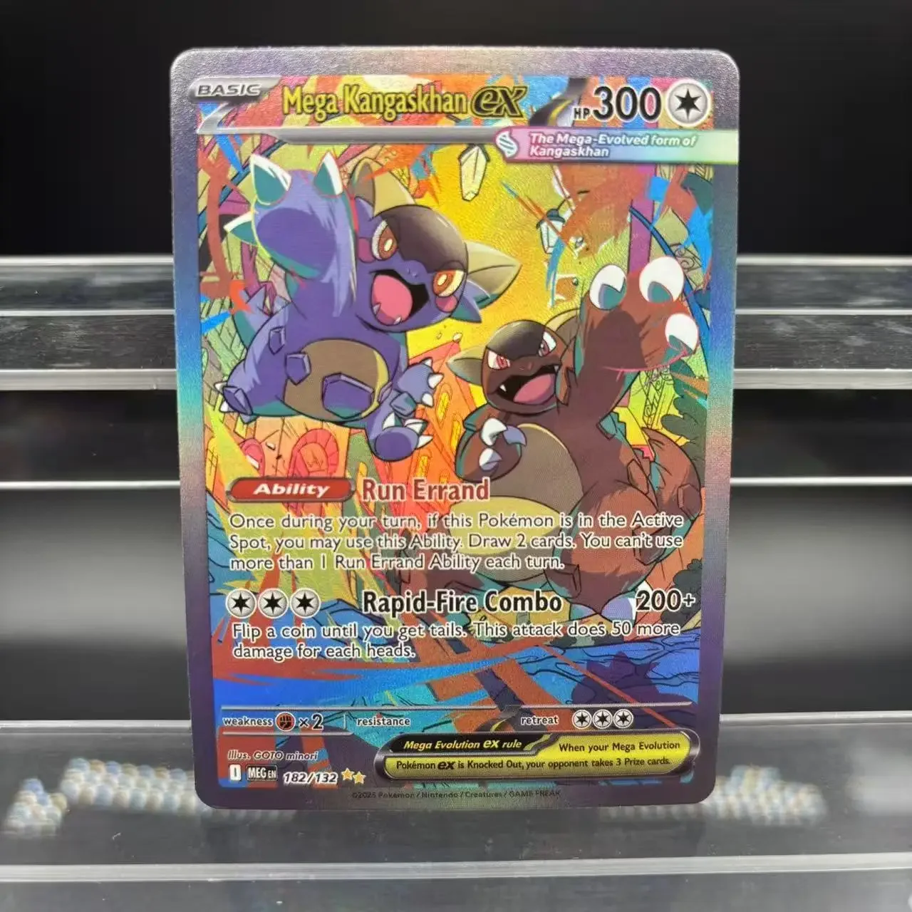 

DIY PTCG Collection Cards EN Mega Symphonia Mega Brave Gardevoir Lucario Self Made Single Card Classic Game Anime Card Gift Toy
