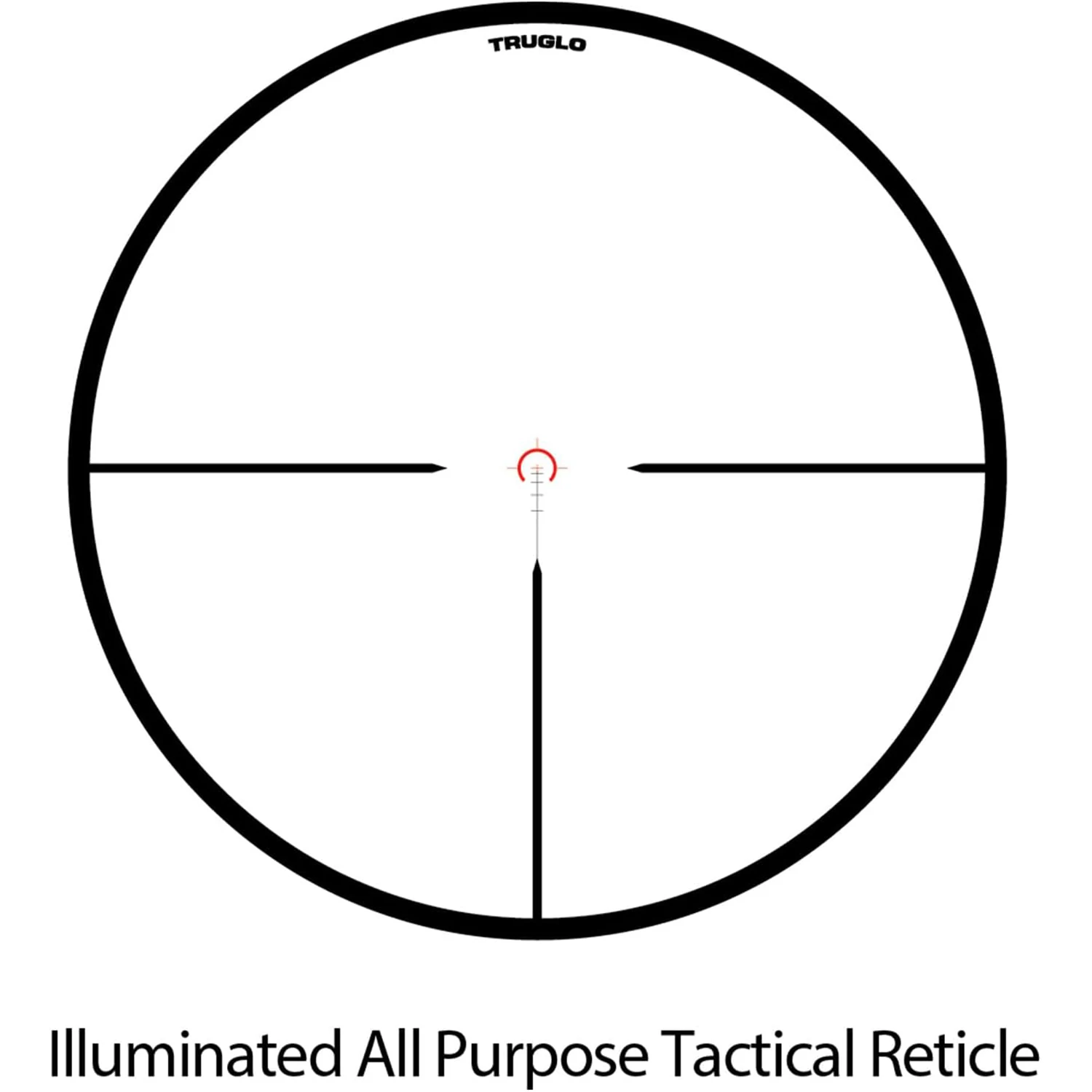 TRUGLO Omnia 1-6x24 Hunting Scope Rifle Scopes 30mm One-Piece Aluminum Tube Optical Sights Reticle Riflescope