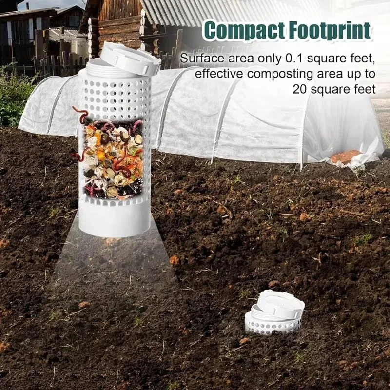 

Top Quality Outdoor Compost Bin Worm Composting Bin Worm Farm Compost Bin Kit for Raised Garden Beds at Home Farm Flower Pots