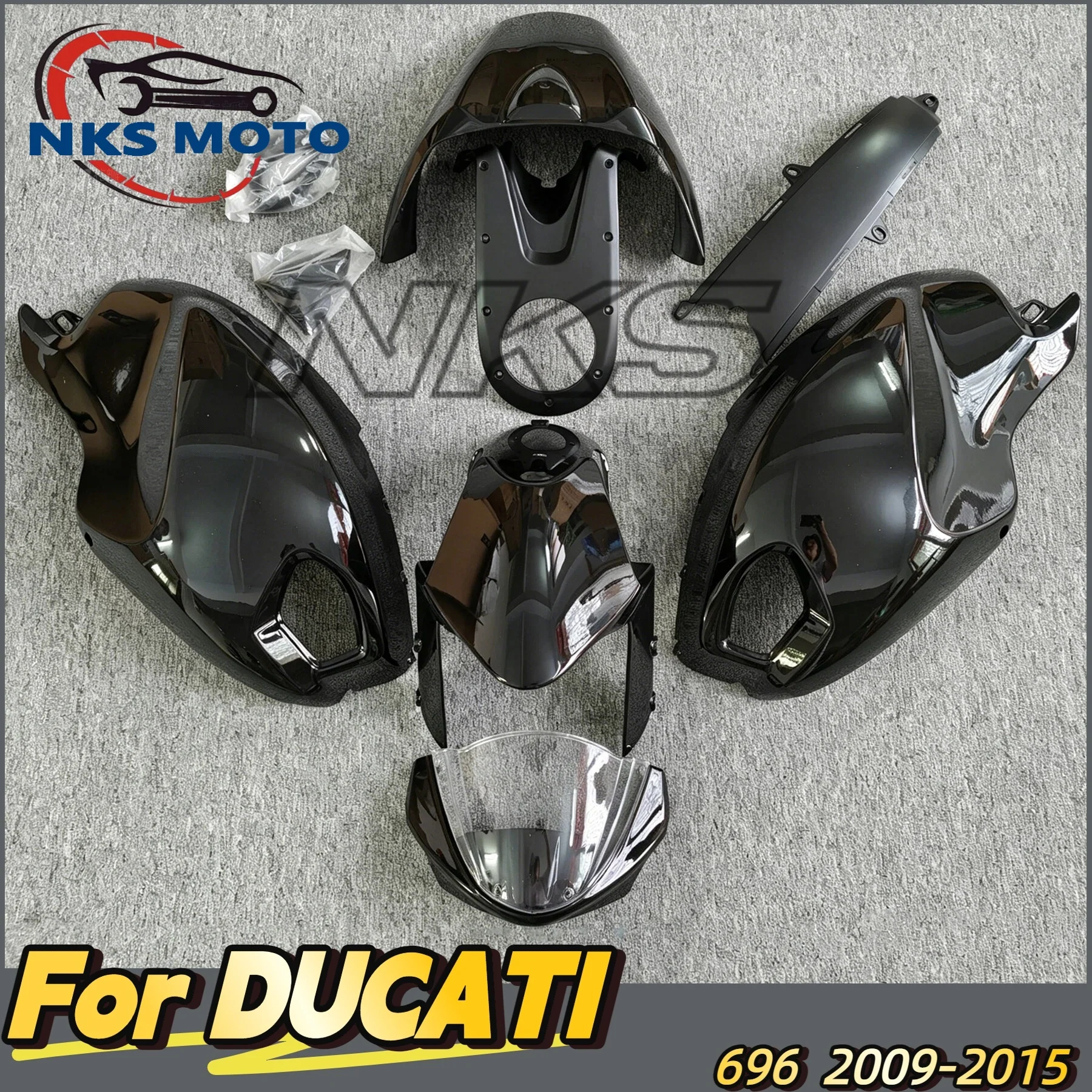 

Motorcycle Full Body Fairings Part Kits For DUCATI Monster 696 / 796 / 1100 / M1100 / EVO 2009 - 2015 Fairing