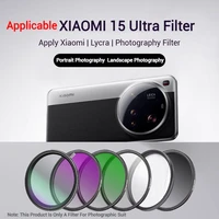 WalkingWay para filtros de lentes de teléfono XiaoMi 15 Ultra, juego de filtros de teléfono de 67mm, 13/14/15 Ultra General ND CPL GND, filtro de llamarada de estrella suave