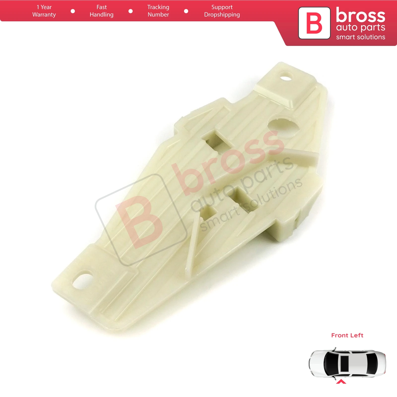 BWR5406 Window Regulator Repair Clips Front Left Door for Toyota Corolla E10 AE100 E100 1991-1999 3/4/5 Door 6980212140