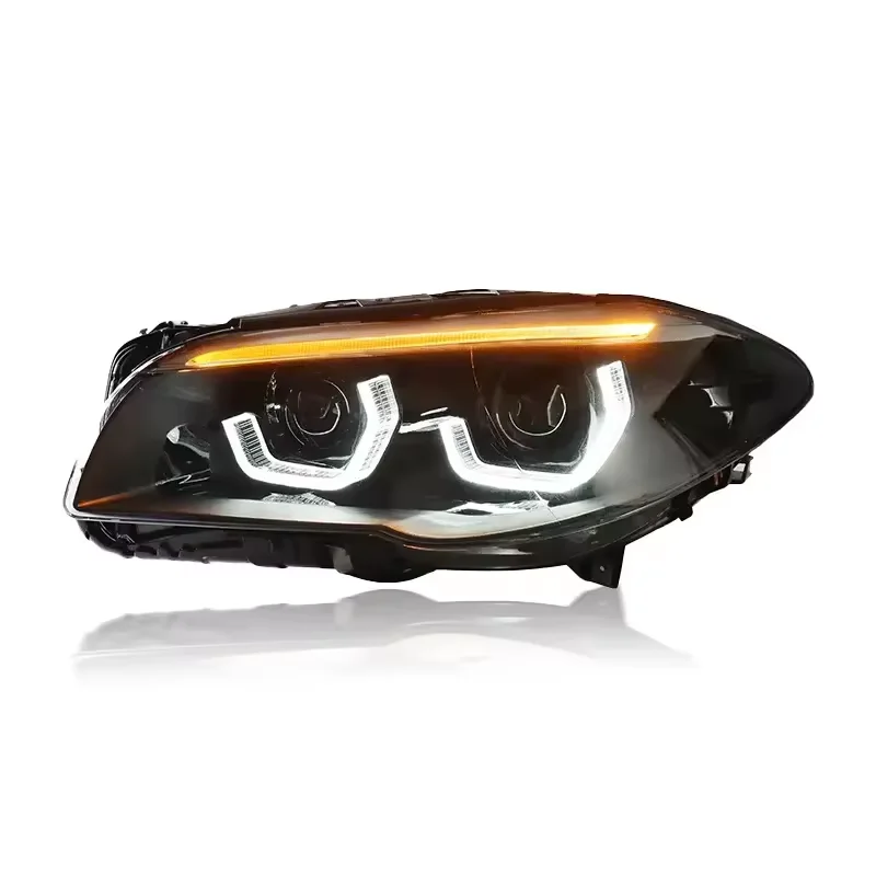 SJC Auto Car Accessories LED Driving Lights for BMW 5 Series F10 F18 2011-2017 Angel Eyes LED Headlight LED Head Lamp