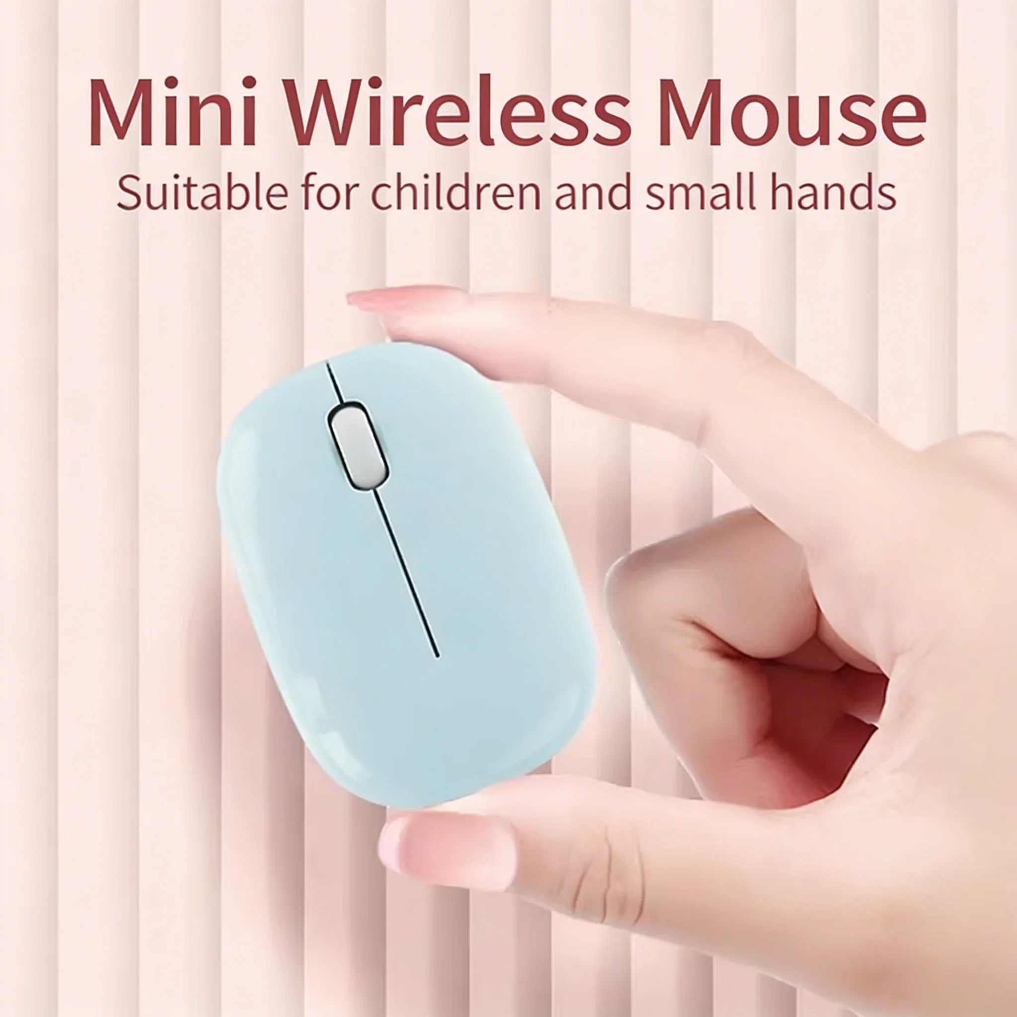 Mini Wireless Silent Mouse Ultra Lightweight Portable For Office Student Kids Windows iOS MAC