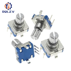 Encoder rotativo A 20 posizioni da 360 gradi EC11 w pulsante maniglia A 5pin lunga 12MM con un interruttore A pulsante integrato