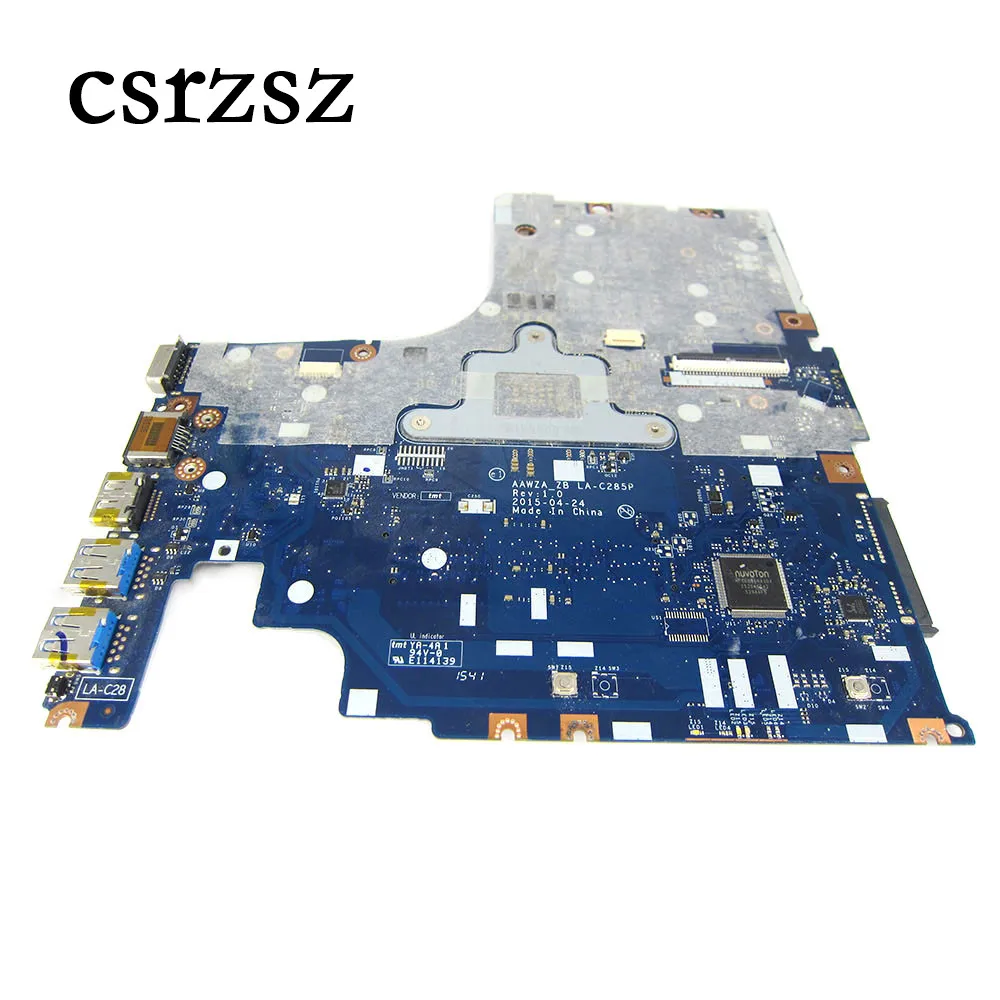 

AAWZA ZB LA-C285P for Lenovo Ideapad 500-15ACZ Laptop Motherboard with A10-8700P CPU 5B20J76079 Mainboard Test Good