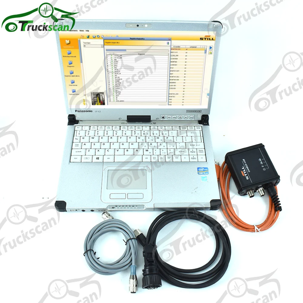 

Original for Still Forklift Diagnose Tool Canbox with Software for STILL Forklift Scanner Tools with CFC2 Laptop