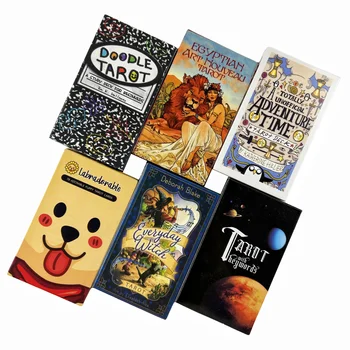 כל יום מכשפה tarot כרטיסים אנגלית לוח משחק אורקל הרפתקה זמן doodle אמנות nouveau אנימה הדרכה גורל עבור מפלגה