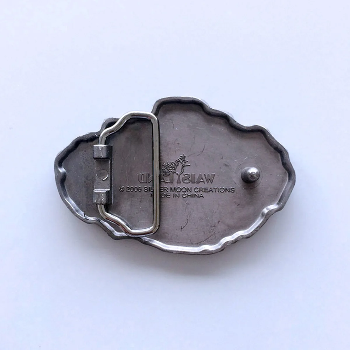 Vintage Fish Bone Fossil Belt Buckle BUCKLE-WT016
