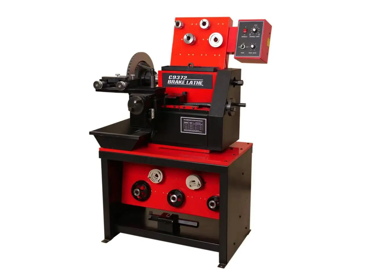 C9372 Brake Drum Disc Lathe Machine Auto Brake Rotor Drum Turning Lathe for Car Truck Brake Disc Drum Resurfacing