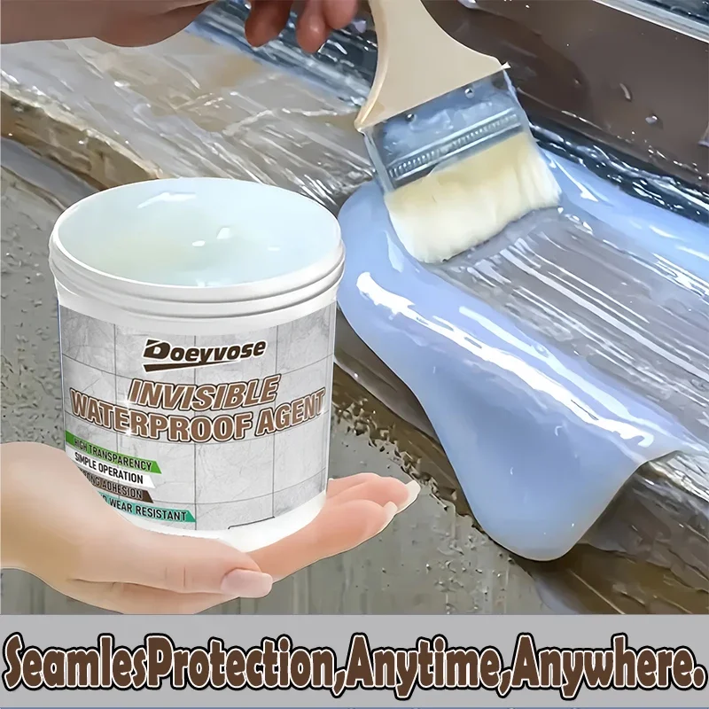 500g/300g/100g Super Invisible Waterproof Sealant  Transparent Anti-Leak Glue  For Roof Bathroom Wall Crack Repair
