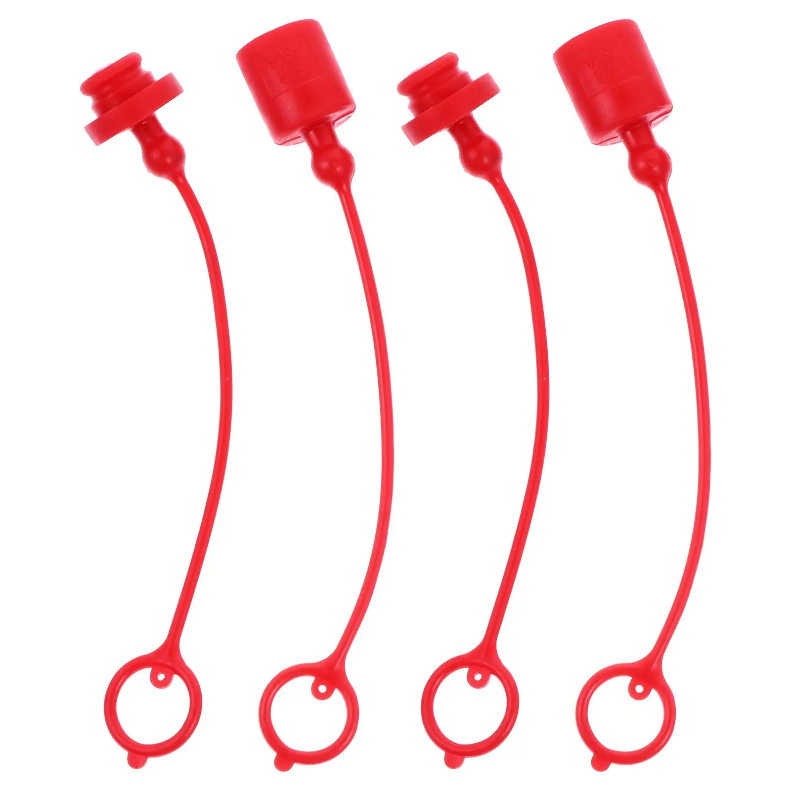 2 Sets Reflective Connector Dust Protection Cap Hose Connecting Pvc Tractor Quick Plastic Caps