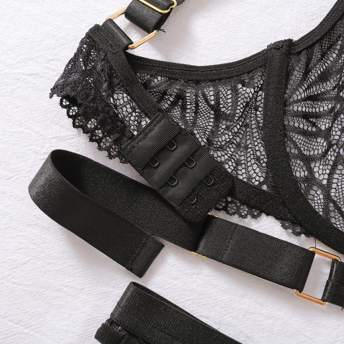 Mulheres sexy conjunto exótico renda lingerie sutiã e tanga conjunto fino ver através de roupa interior festa clube vestuário exótico