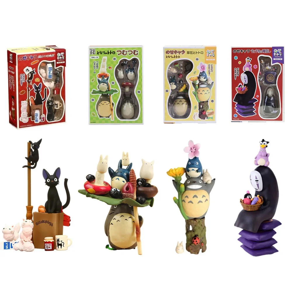 Anime My Neighbor Totoro Figure Cartoon Pvc Mini No Face Man Series Statue Cute Action Model Toy Room Ornaments Kids Gifts