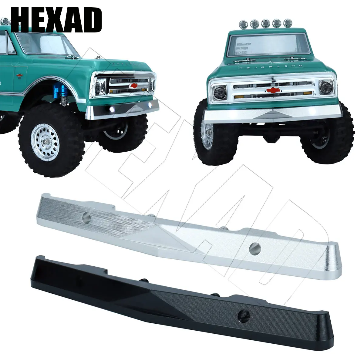 Upgrade Metal Front Bumper Collision Avoidance  for 1/24 Axial SCX24 C10 AXI00001 AXI200002 RC Toy Car Parts