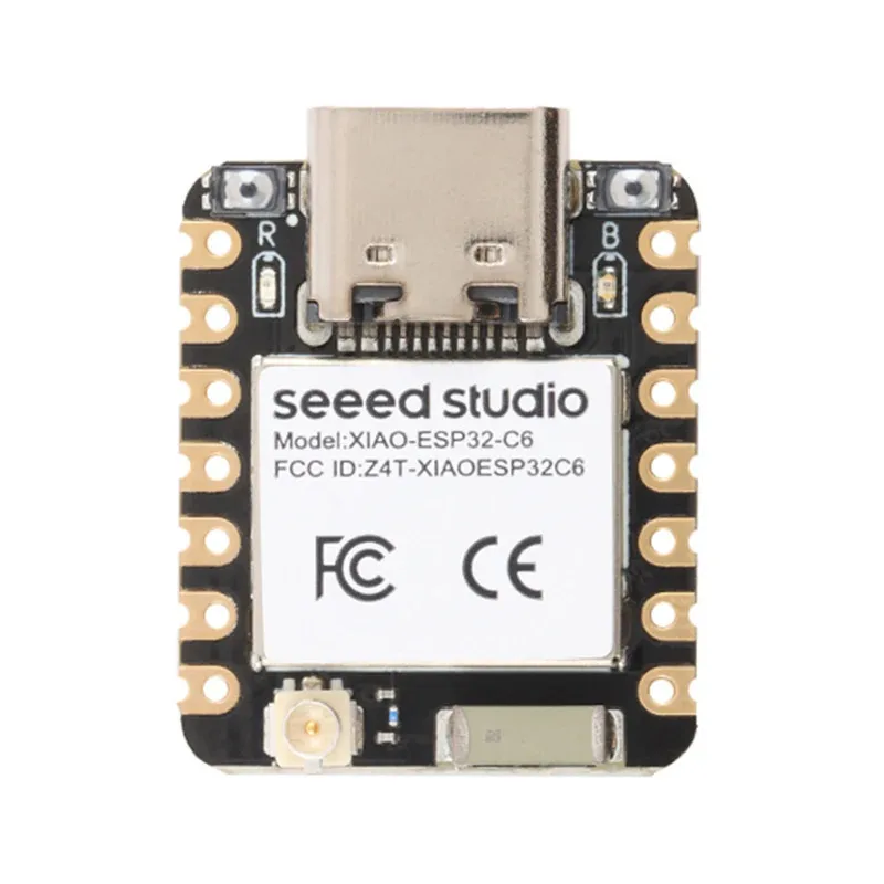 Seed Studio XIAO ESP32C6 WiFi 6+Bluetooth-compatible Ble 5 Support Zigbee Matter Development Board WIFI Wireless Module