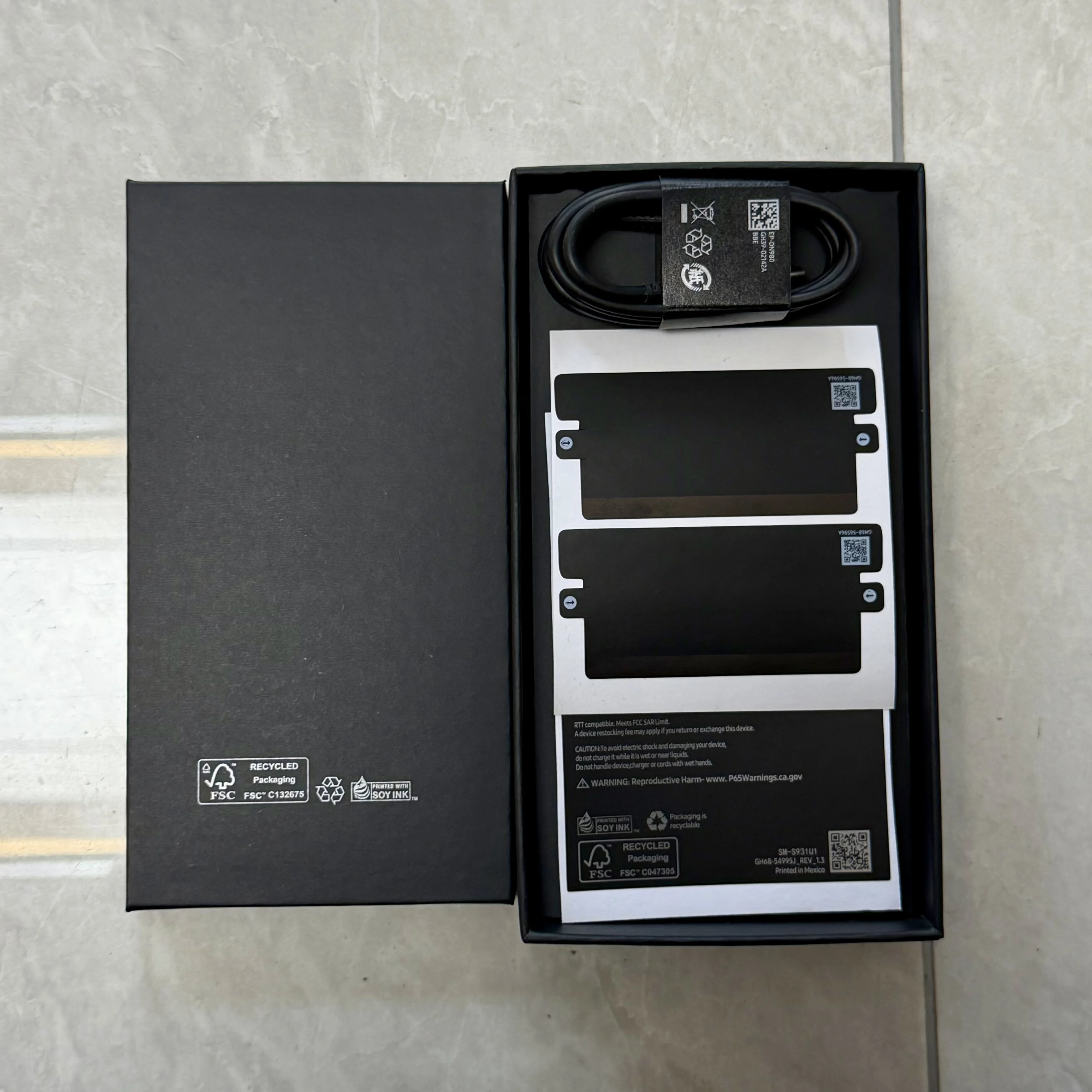 

NEW Empty Phone Packing Boxes For Galaxy S25Edge S24FE S23Ultra S22Plus Retail Box with User Manual Seal Sticker Label