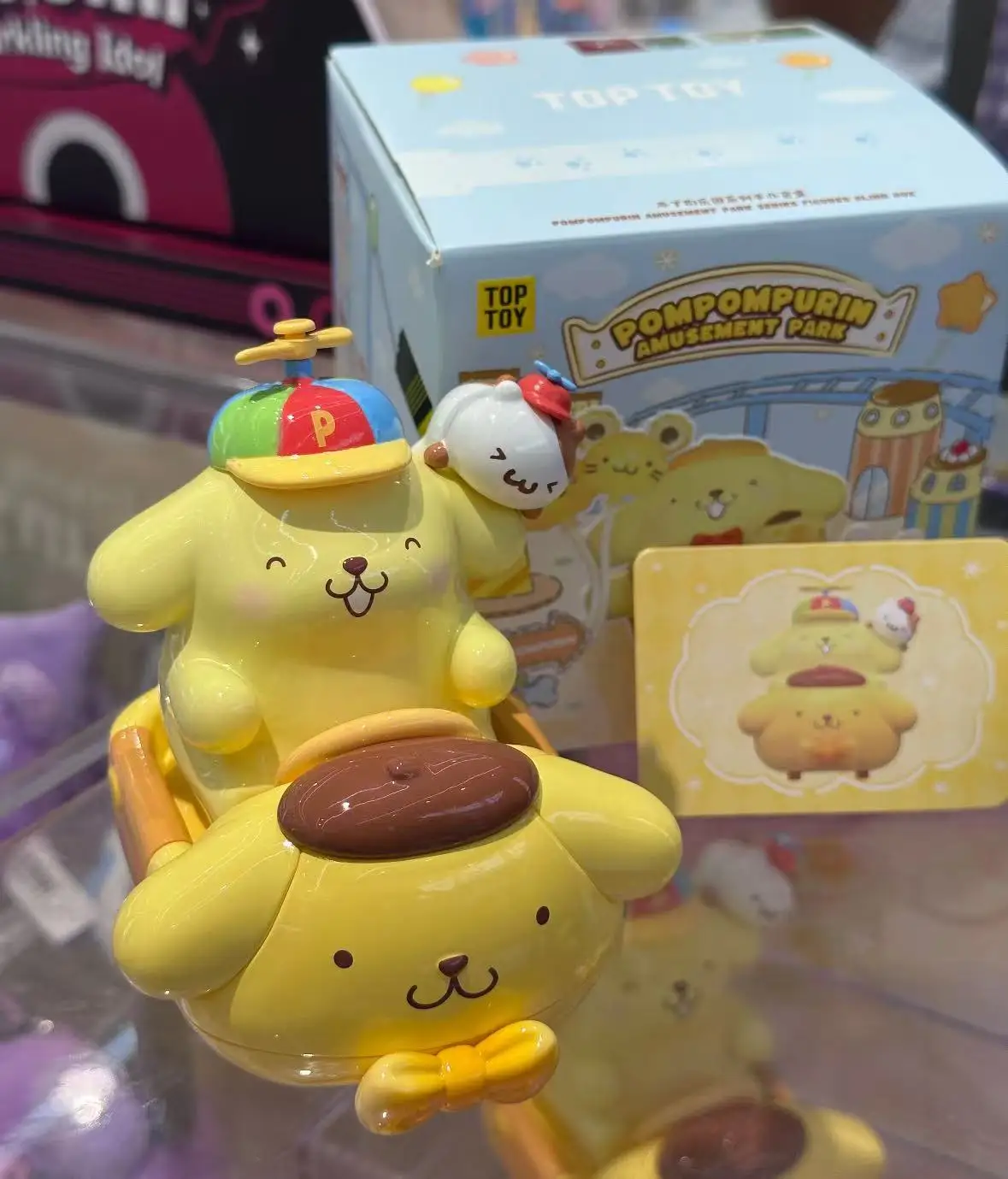 ของแท้ TOPTOY ซานริโอ ปอมปอมปูริน พาร์ค บลายด์บ็อกซ์ ของเล่นสุดฮิต ตุ๊กตาตั้งโต๊ะน่ารัก ของสะสม ตุ๊กตา ของขวัญวันเกิดสำหรับเด็กผู้หญิง