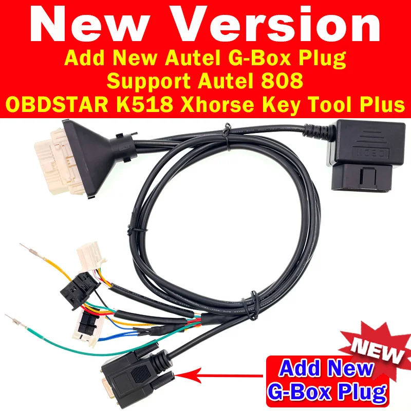 Toyo30 Cable 4A 8A BA 3in1 Connector Smart Key 16pin OBD Cable for Auetl OBDSTAR K518 Xhorse Key Tool Plus for All Toyota Lexus