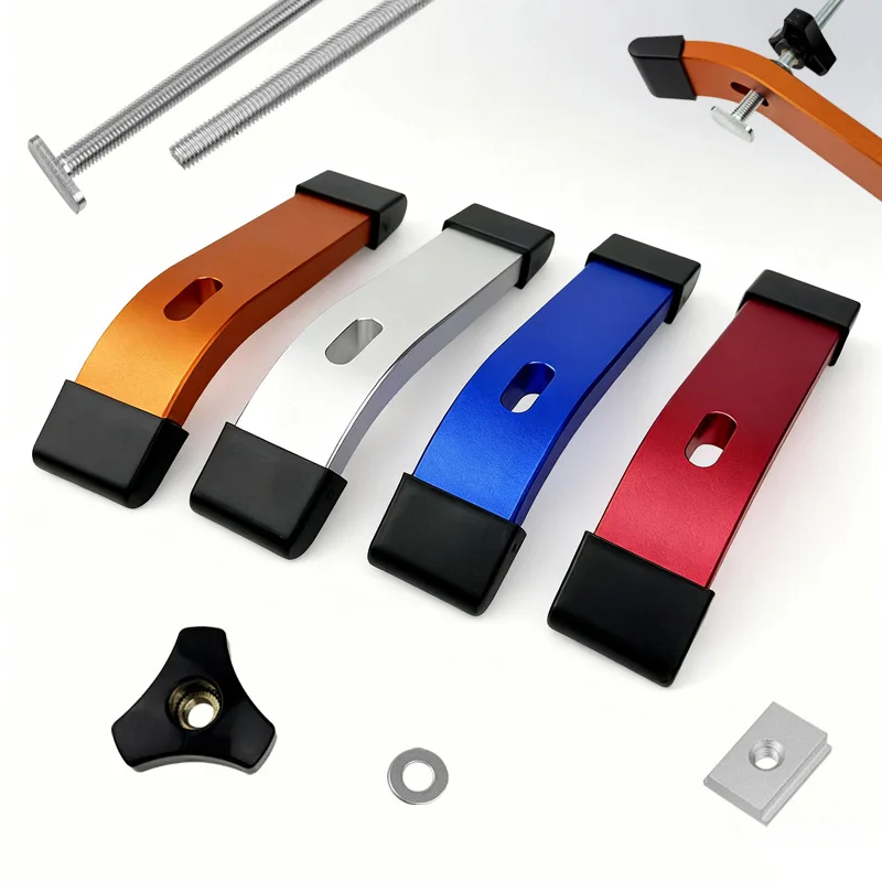 

Алюминиевая нажимная пластина M8, маленький слайдер, Т-образная ручка, специальная ручка для винтового крепления, аксессуар для нажимной пластины