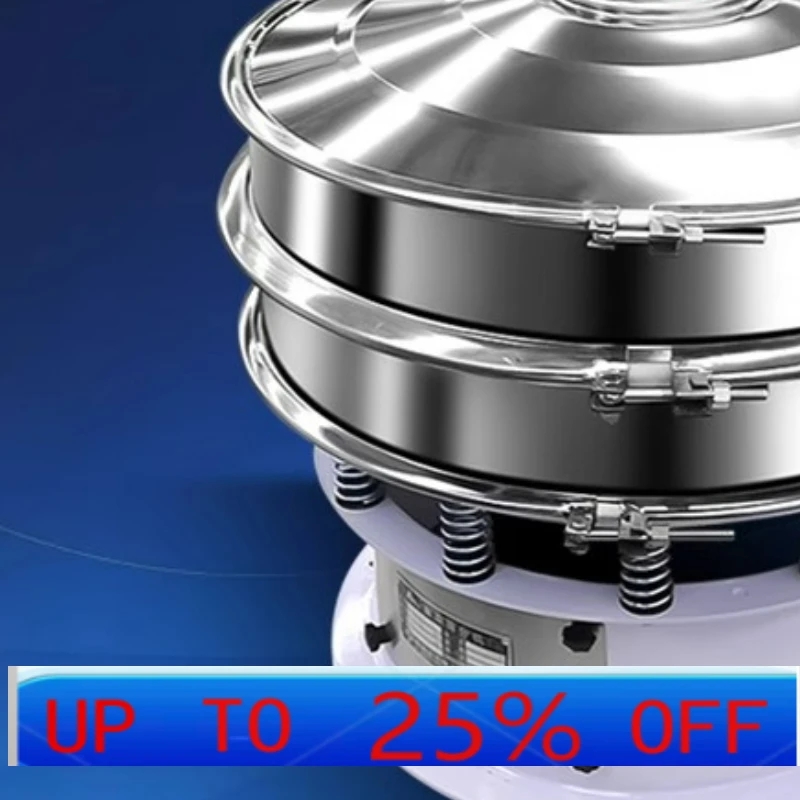 

LTT round stainless steel ultrasonic vibrating screen soy milk filter food classification vibrating screen powder machine