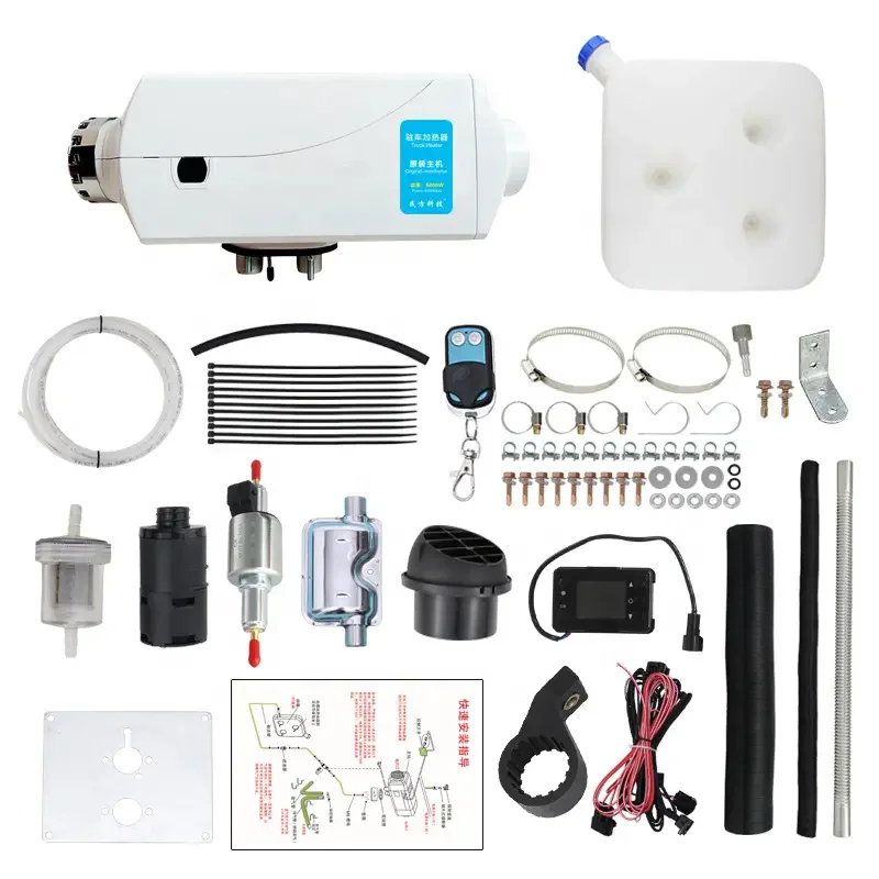 Split Type Noise Reduction Car 12V 5kw Truck Air Parking Heater Diesel Parking Heater