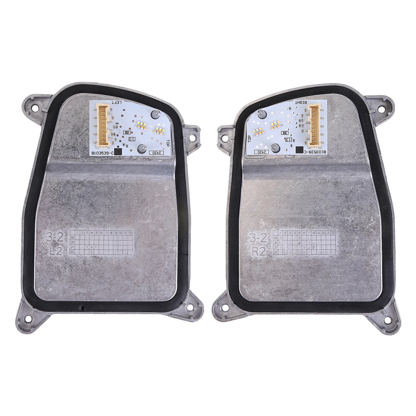 

2Pcs DRL Daytime Running Light Turn Signal Control Unit Module Stabilizer Left Compatible for Mini F56 2013-2019 Replaces 631187