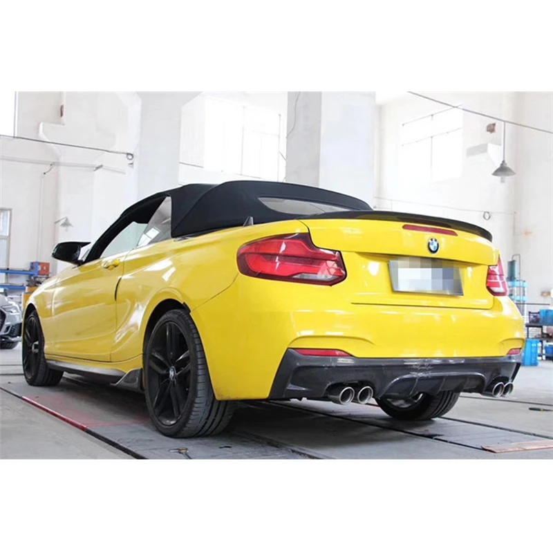 

Задний спойлер (антикрыло) P-стиль из карбона для BMW 2 серии F22 F23 и M2 F87, 2014-2020, FRP, кованый карбон