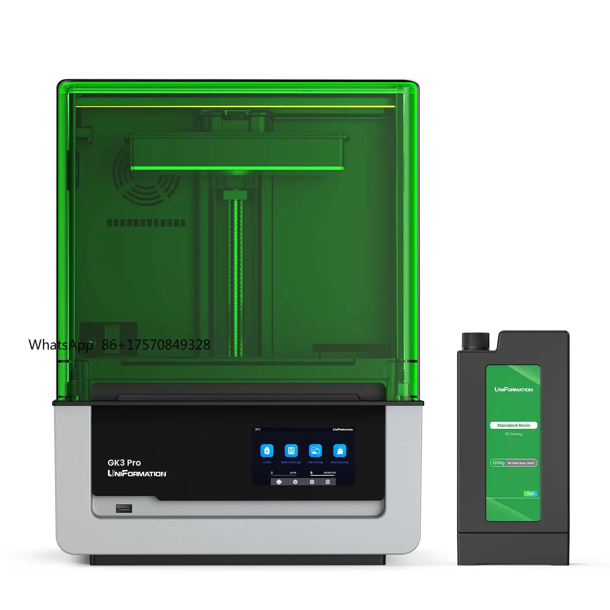 UniFormation GK3 Pro Resin LCD 3D Printer16K 9.6'' High-Resolution With 385nm COB Light Source 3D Printer