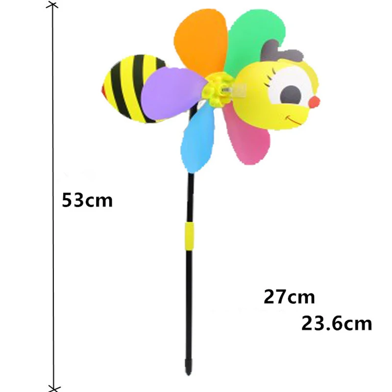 1 세트 3D 다채로운 플라스틱 동물 만화 풍차 어린이 장난감 유치원 상 DIY 장식