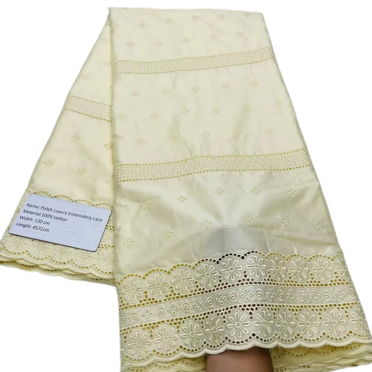 

100% хлопок, роскошная вышивка, швейцарская вуаль, кружево, высокое качество, белая польская ткань, швейный материал, 5 ярдов, материал для мужской одежды