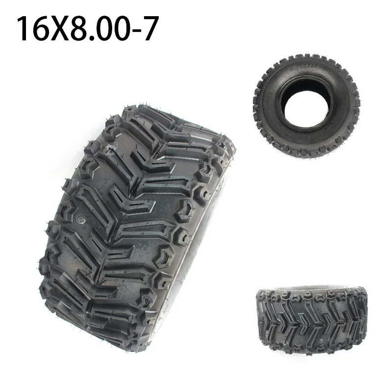 

Износостойкая вакуумная шина 16x8.00-7, подходит для ATV 50CC,90CC,70CC,110CC,125CC, внешняя шина