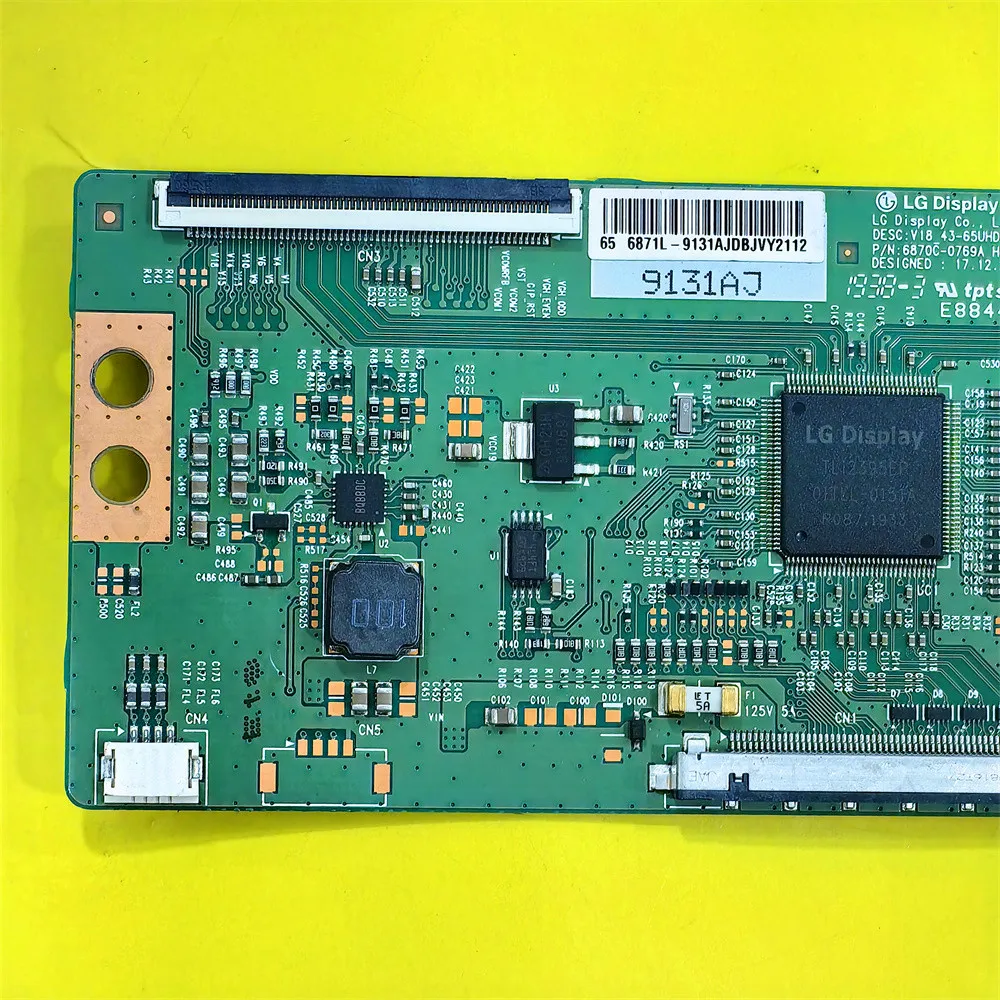 T-CON 로직 보드, 6870C-0769A, 6871L-9131A, 6871L-6005A, 65 인치 R125 65UA3A63DB 65U2963DB, LUX0165003/01 65PFL5604/F7