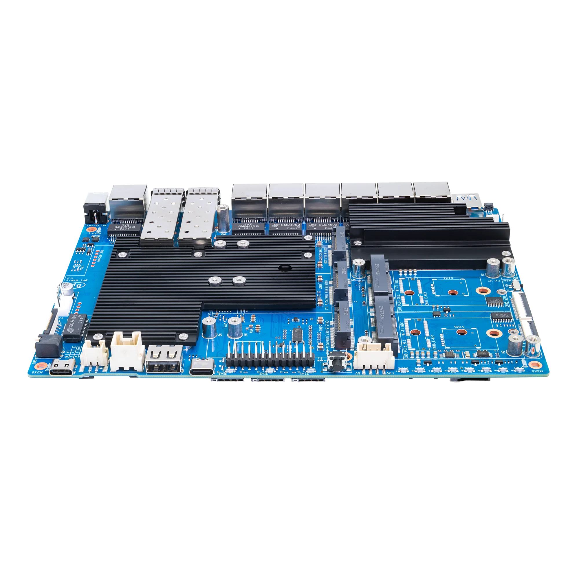 Banana Pi BPI-R4 PRO MediaTek MT7988A 4/8GB DDR4 8GB eMMC for Internet Service Router Network and Communication Applications