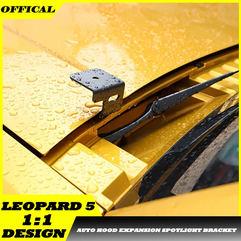 

Auto Hood Expansion Spotlight Bracket Fit for BYD Leopard 5 Modified Car Hood Spotlight Bracket Car Exterior Upgrade Parts