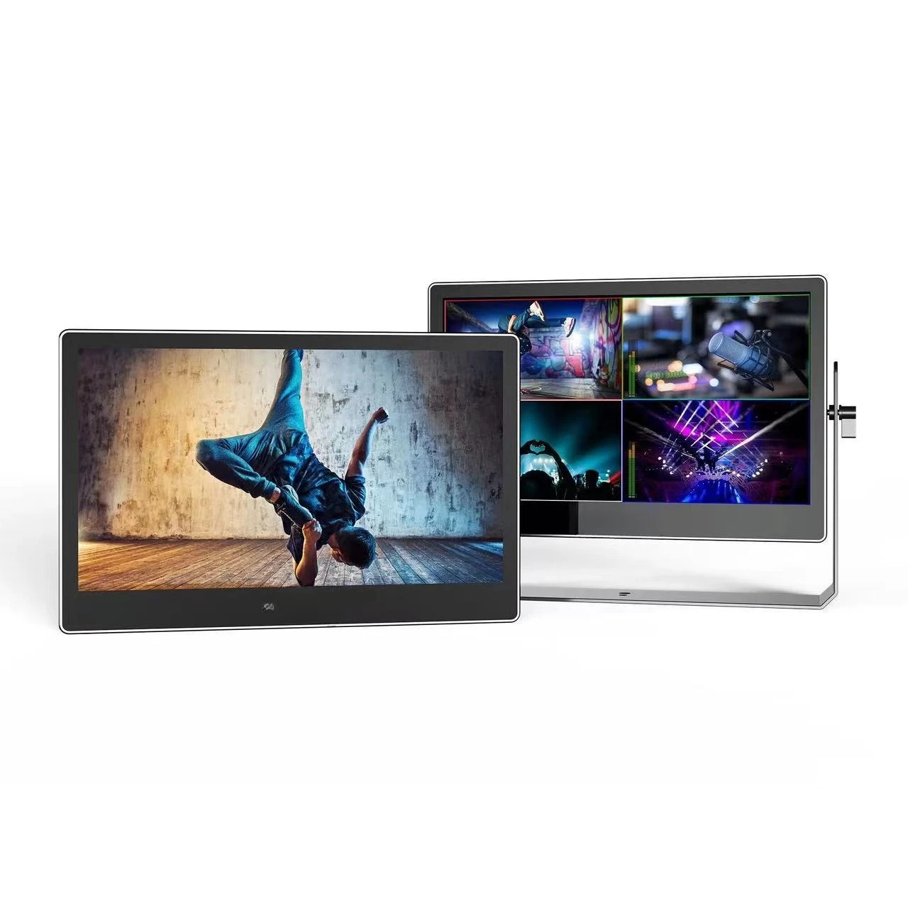 The 13.3-inch OLED screen 4K broadcast photography monitor supports quad-screen displays