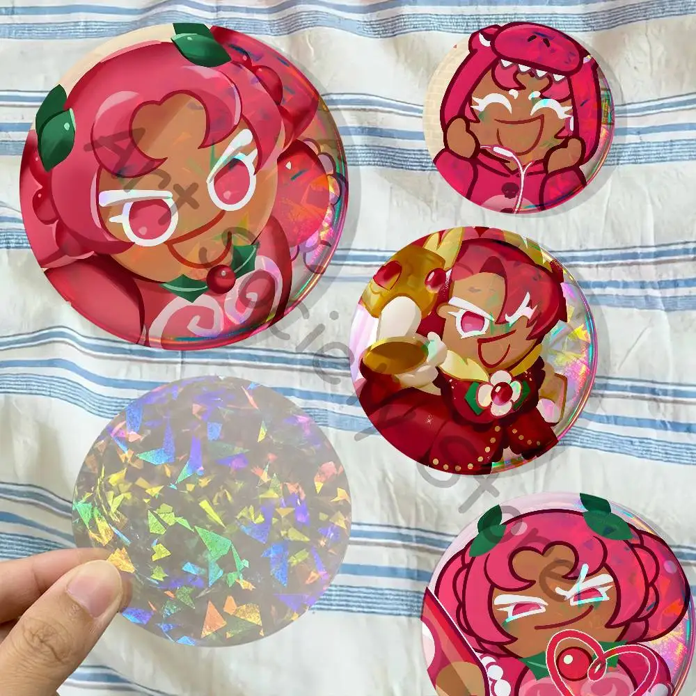 Kingdom Hollyberry C-Cookie Badges Creative Tinplate Button Pins Brooch Creative Quotes Badge Clothes Backpack Jewelry Gift Fan