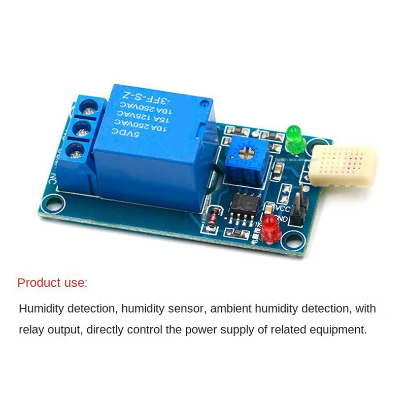 Módulo de interruptor de humedad REPLA-2X HR202, módulo de relé de interruptor de humedad, controlador de Sensor de humedad, módulo portátil DC5V