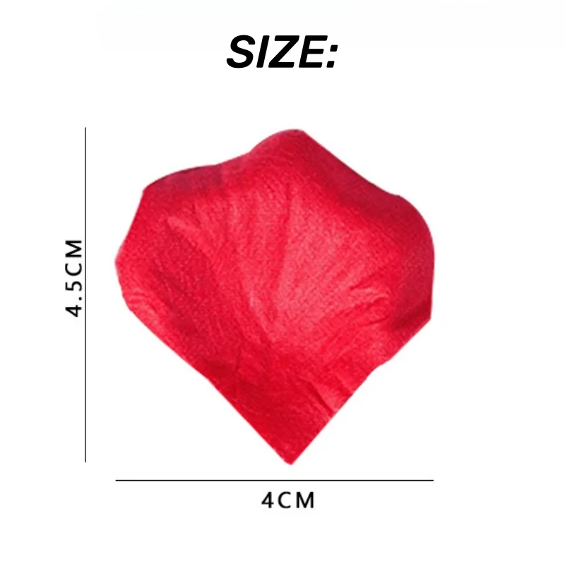 500 قطعة من بتلات الورد الاصطناعية المزيفة الملونة محاكاة بتلات الورد الحريرية لعيد الحب وحفلات الزفاف والديكور الرومانسي