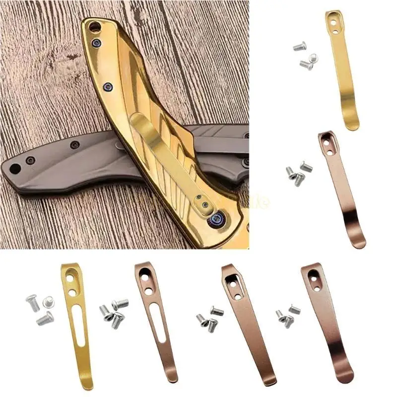 

57QF Rusts Resistant Cutter Pocket Clip DIY Components Back Clamp for Tool Repair Crafting DIY Accessories Ensuring Safety