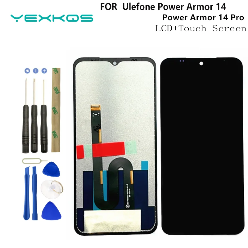 New 6.52 inches For Ulefone Power Armor14 Armor 14 Pro LCD Display With Touch Screen assembly Original Replacement +tools