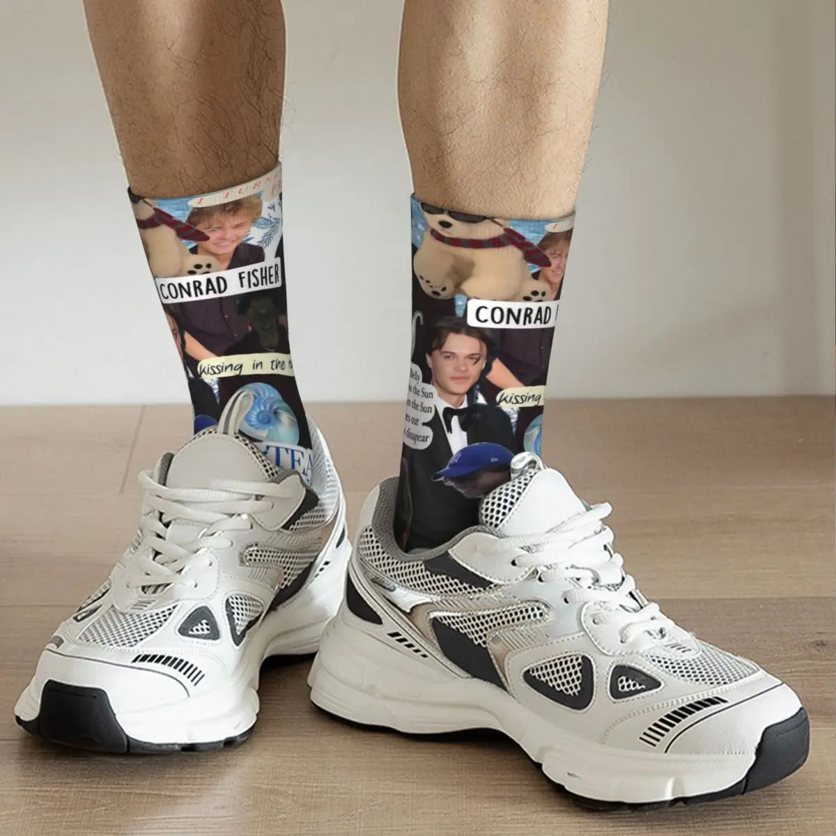 للجنسين الجوارب TSITP الصيف تحولت جميلة كونراد فيشر جوارب الخريف الجوارب المريحة الرياضة في الهواء الطلق المضادة للانزلاق الجوارب