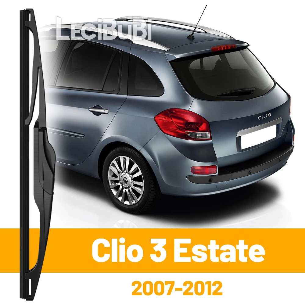 For Renault Clio 3 Grandtour KR Estate 2007-2012 2008 Rear Windshield Windscreen Wiper Blade Tailgate Window Wipers Accessories