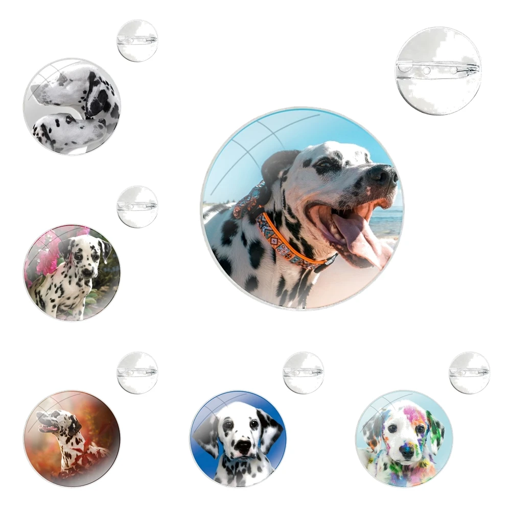 Pin Icons Brooch Jewelry Accessories Dog Dalmatian