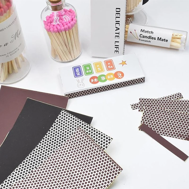 Allumette Adhésive en Papier Autocollant pour Bricolage DIY, Accessoires pour Bougies Parfumées